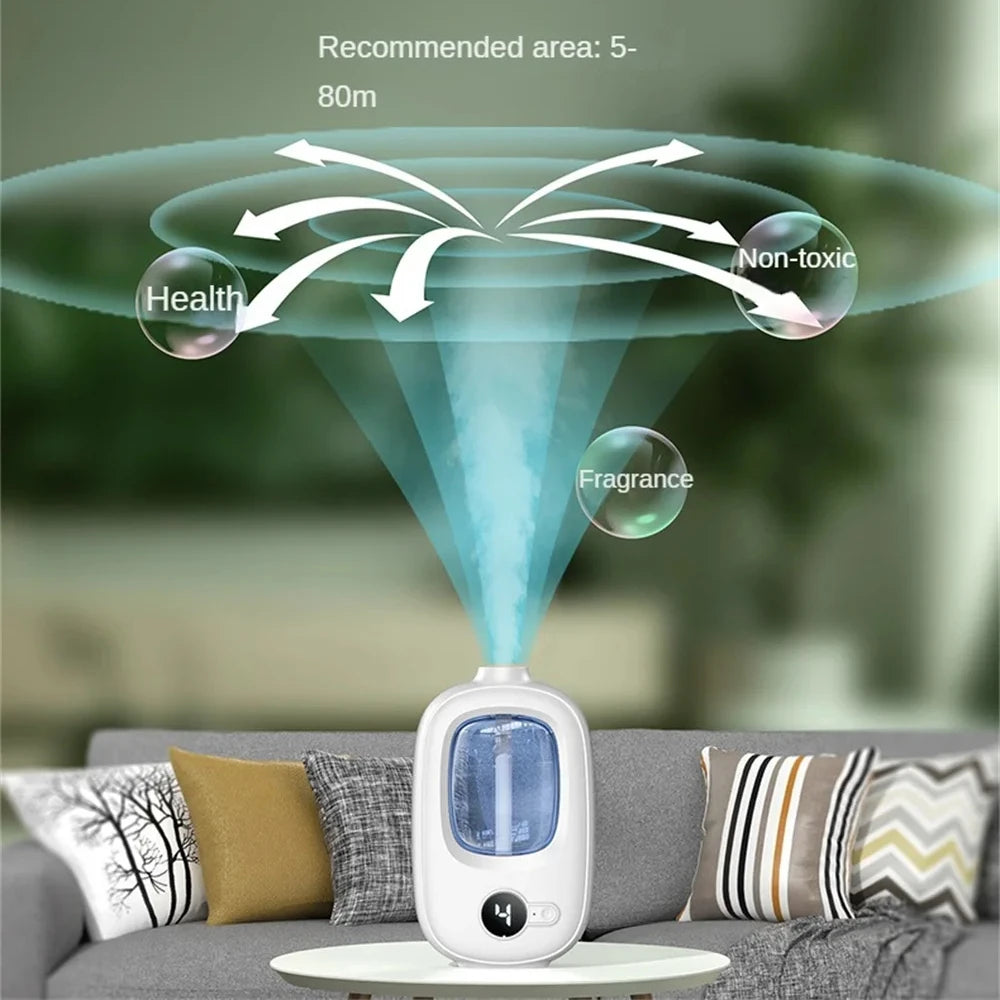 Upgrade Wall Mounted Essential Oil Diffuser,Perfume,4 Modes Humidifier,Wireless Car Air Freshener Deodorization Bathroom Home