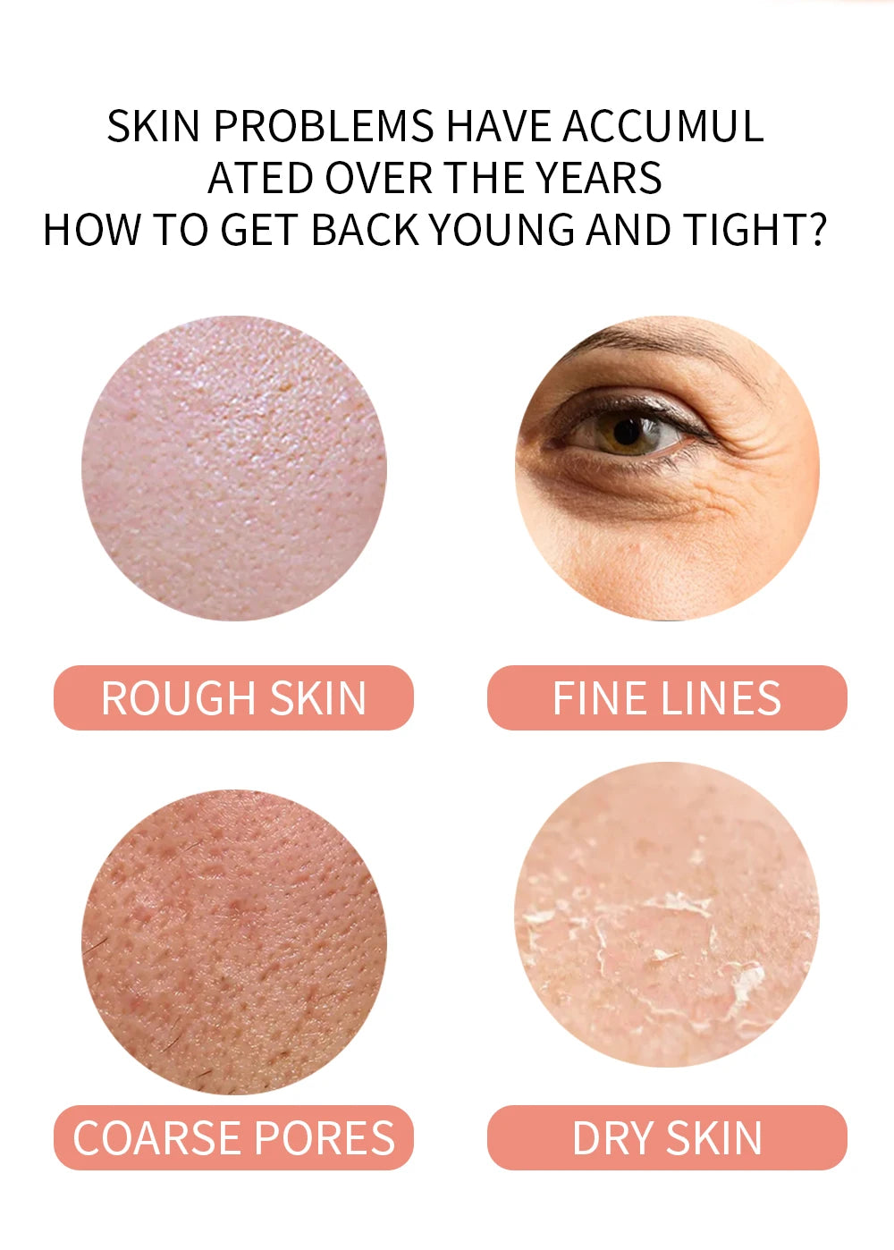 Collagen Facial Cream Face Skin Care Anti-Aging Wrinkle Whitening Deeply Moisturizing Shrink Pores Hyaluronic Acid Niacinamide