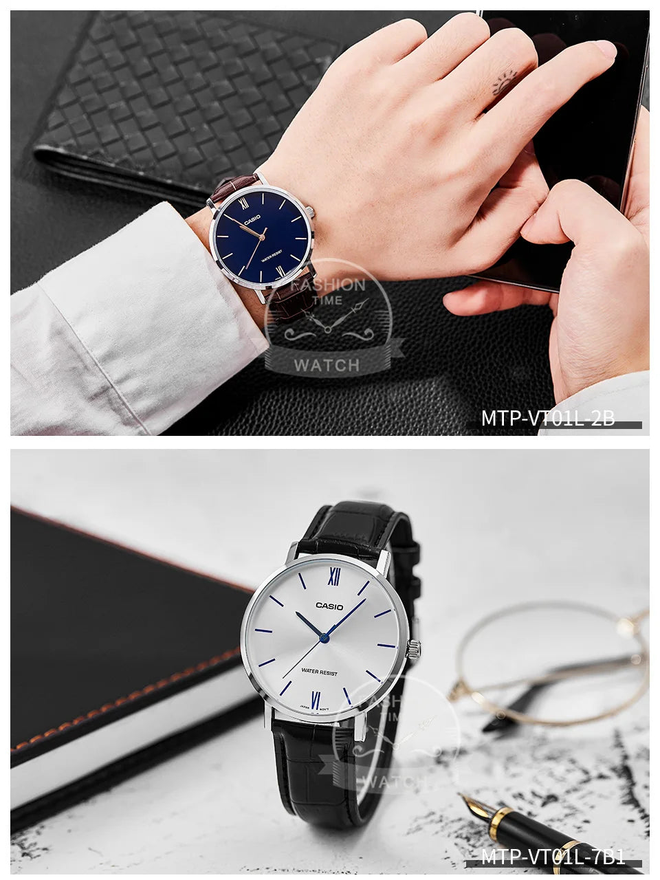 Casio watch for men simple fashionable Waterproof Quartz Watch reloj casio hombre free shipping MTP-VT01 series