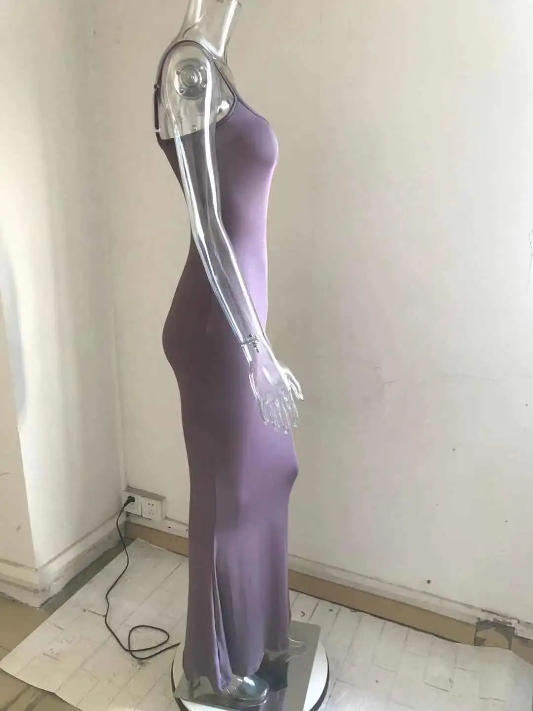 Dresses For Women 2023 Sexy Spaghetti Strap Black Long Dress Evening Y2k Sleeveless Solid Skinny Bodycon Maxi Vestidos