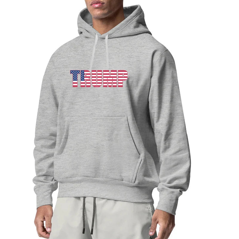Trump 2024 Theme Hoody Hooded Shirt Sweatshirts for Men Men's Hoodies New & Graphic Essentials Hoodie Sweatshirt