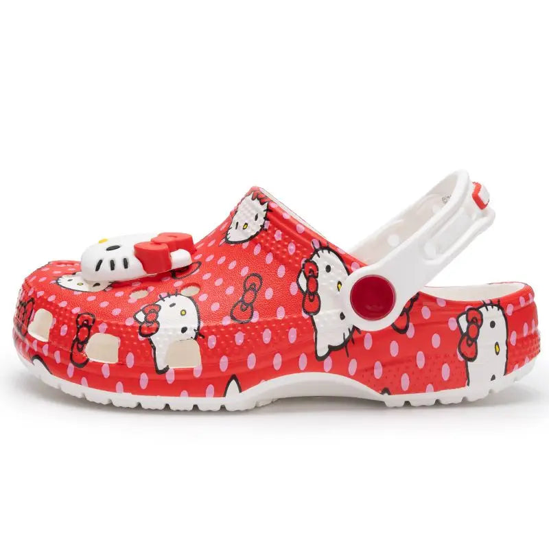 Hello Kitty Pochacco Melody Summer Children Cartoon Children Slipper Nonslip Soft Soled Wrap Toe Sandal Holiday Gift 