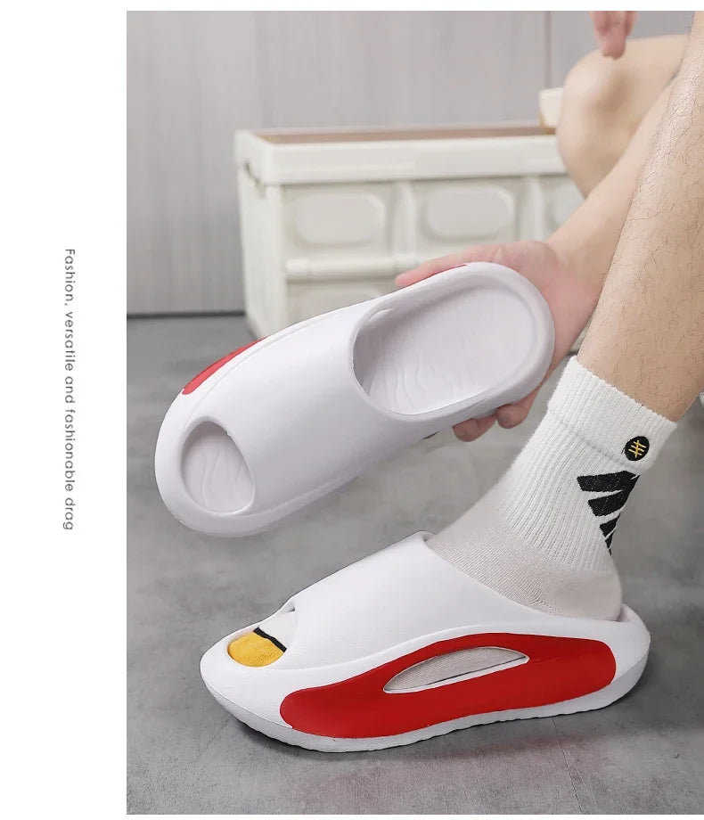 Adult Men's Sandal Genuine Mens Slipper Original Brands Shoes for Events Eva Sole Slippers House Slippers Man Summer Shoes Sale