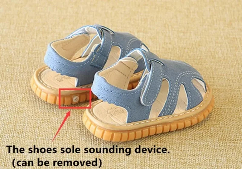 New Baby Shoes First Shoes Newborn Boy Girl First Walkers Indoor Non-slip Baby Sandals Rubber Sole Summer Beach Infant Sandal