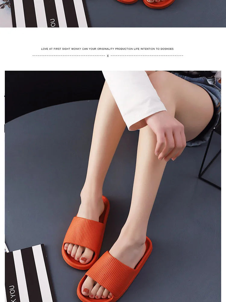 Fashion Home Slippers for Men's Women's EVA Lightweight soft sole slipper Indoor Y2k Casual Bathroom Anti-Slip Sandal Flip-Flops
