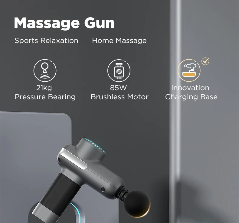 Booster - Mini Electric Neck Massager Gun, Smart Hit Fascia for Body Relaxation, Fitness, Muscle Pain Relief