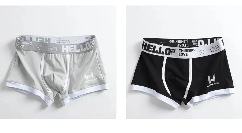 Men Panties Cotton BoxerShorts Man Underwear Mens Boxers Breathable U Convex Male Underpants Sexy Plus Size cuecas calzoncillos
