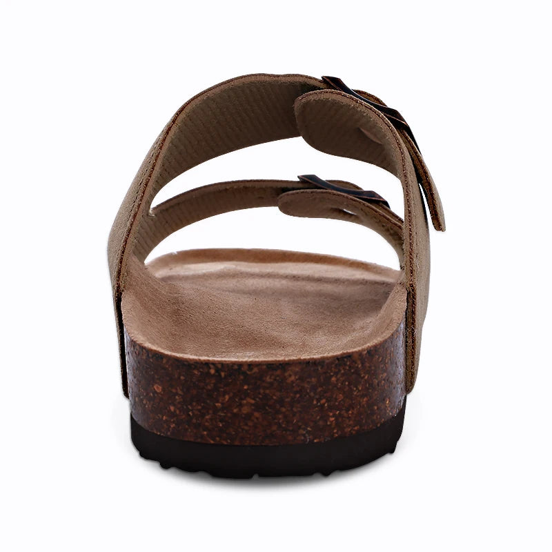 Litfun Fashion Clogs Sandals For Men Woen Summer Cork Footbed Outdoor Beach Slippers Orthopetic Mules Sandal With Arch Support
