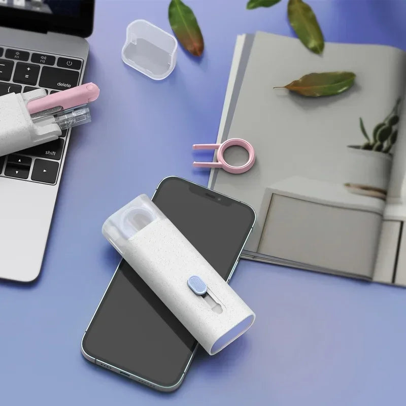 7 in 1 Computer Keyboard Cleaner Kit Earphones Cleaner Brush For AirPods Computer Tablet Laptop TV Screen Phone Cleaning Tools