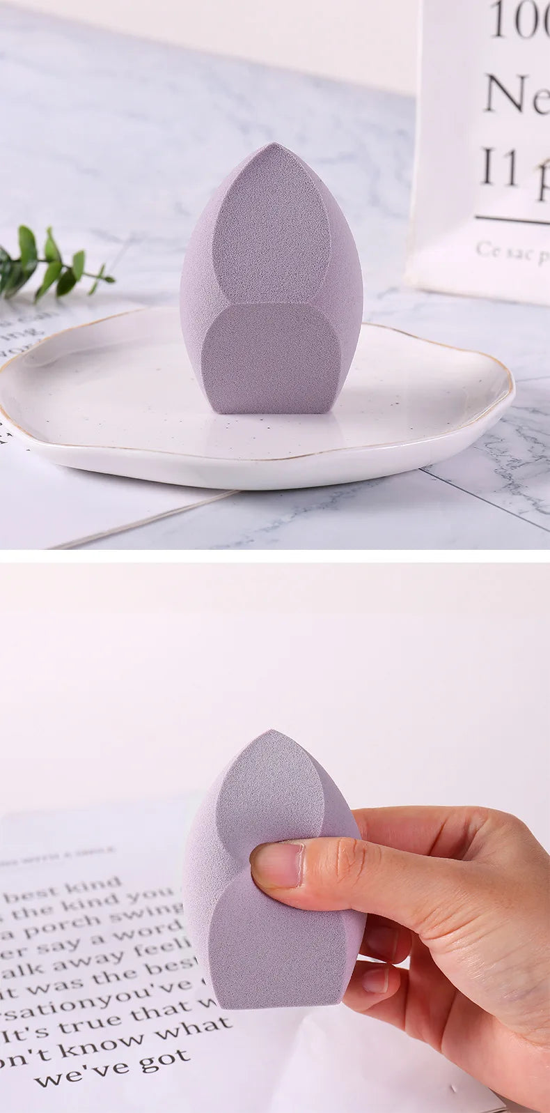Beauty Egg Makeup Blender Cosmetic Puff Makeup Tools Giant Oversized Three Cuts Makeup Foundation Blender Sponge Beauty Tools