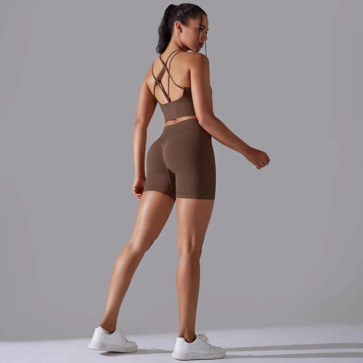Sexy Yoga Sets Women's Tracksuit Seamless Sport Suit Running Workout Sportswear Gym Clothing Leggings Bra Fitness Suits 2 Pieces