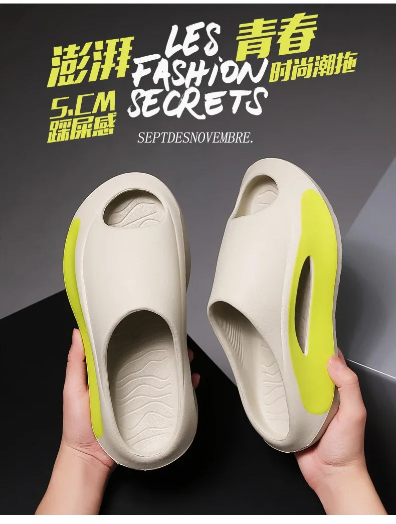 Adult Men's Sandal Genuine Mens Slipper Original Brands Shoes for Events Eva Sole Slippers House Slippers Man Summer Shoes Sale