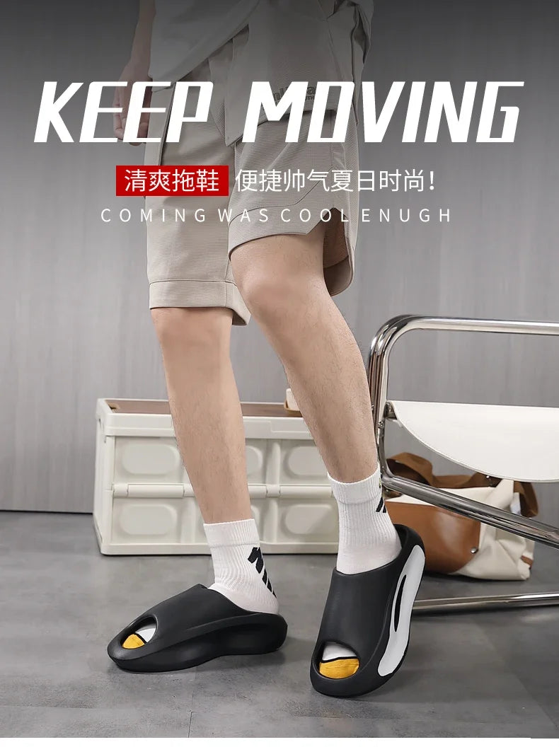 Adult Men's Sandal Genuine Mens Slipper Original Brands Shoes for Events Eva Sole Slippers House Slippers Man Summer Shoes Sale