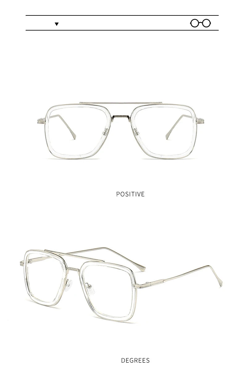 2024 New Square Men Sunglasses Fashion Metal Steampunk Sun Glasses For Women Trendy Outdoor Shades Eyewear Unisex Accessory