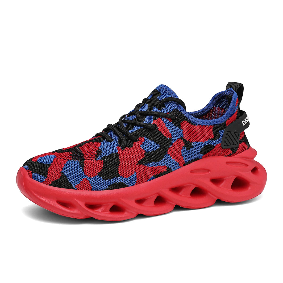 YRZL Sneakers Men Mesh Breathable Running Sport Shoes Man Light Soft Thick Sole Hole Mens Shoes Athletic Sneakers for Men