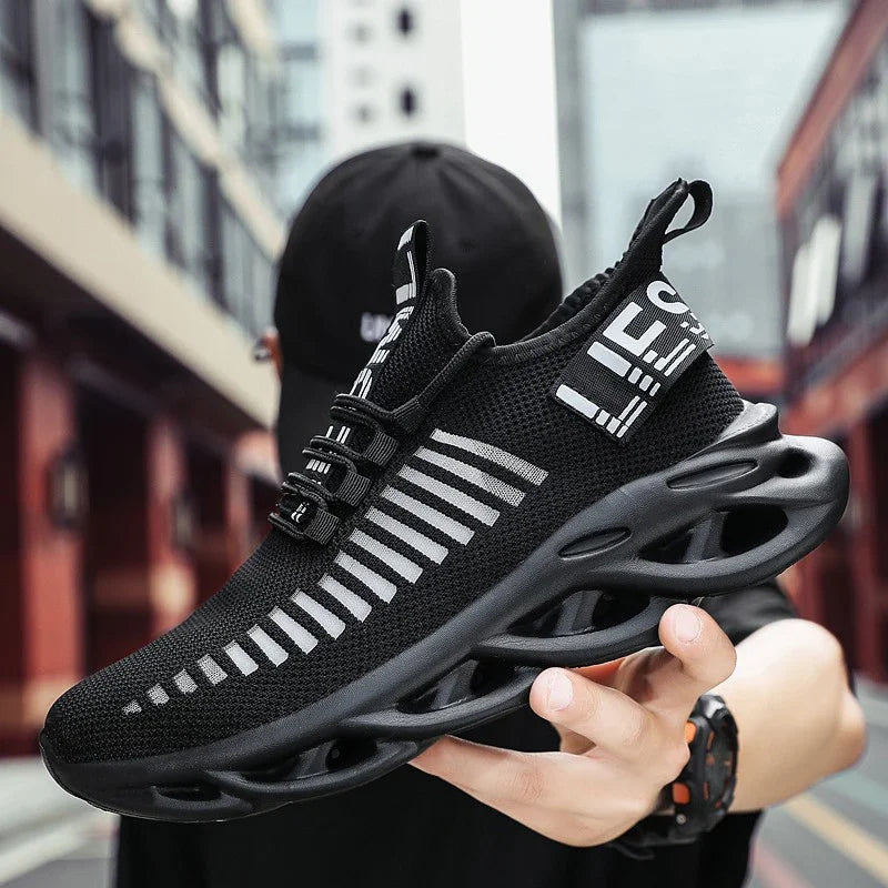 MAEDEF Men Shoes Comfortable Casual Sneakers Breathable Platform Running Shoes Man Mesh Tenis Sport Shoes Waling Tenis Masculino