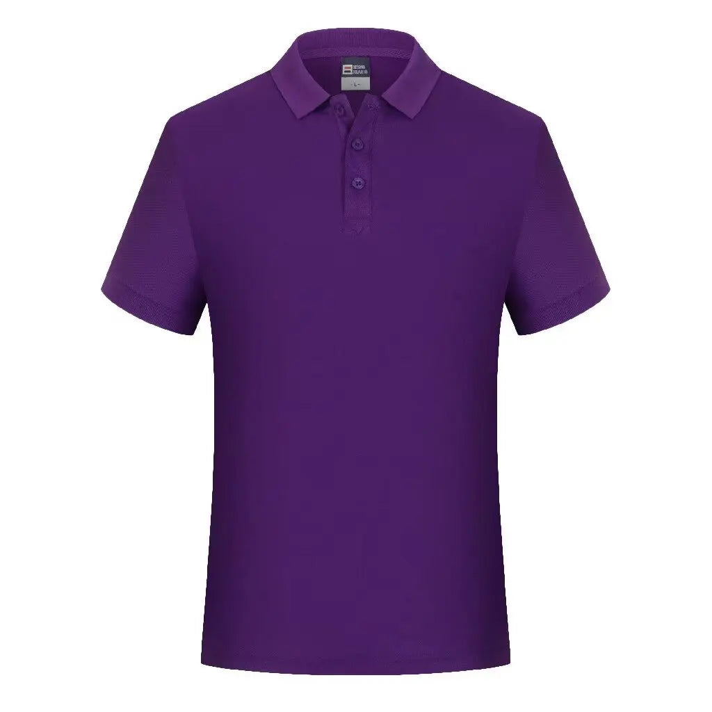 Men's shirt customization/design logo short sleeved polo shirt DIY logo top casual work advertising team/commemorative polo