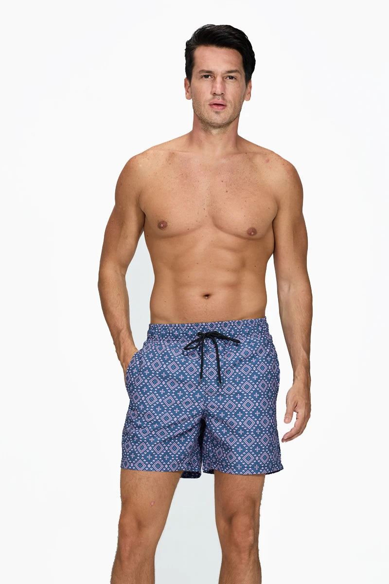 Escatch New Men's Beach Shorts Summer Surf Trunks Plus Size Drawstring Swimwear For Male ESX05 Gym Sportswear Swimsuit