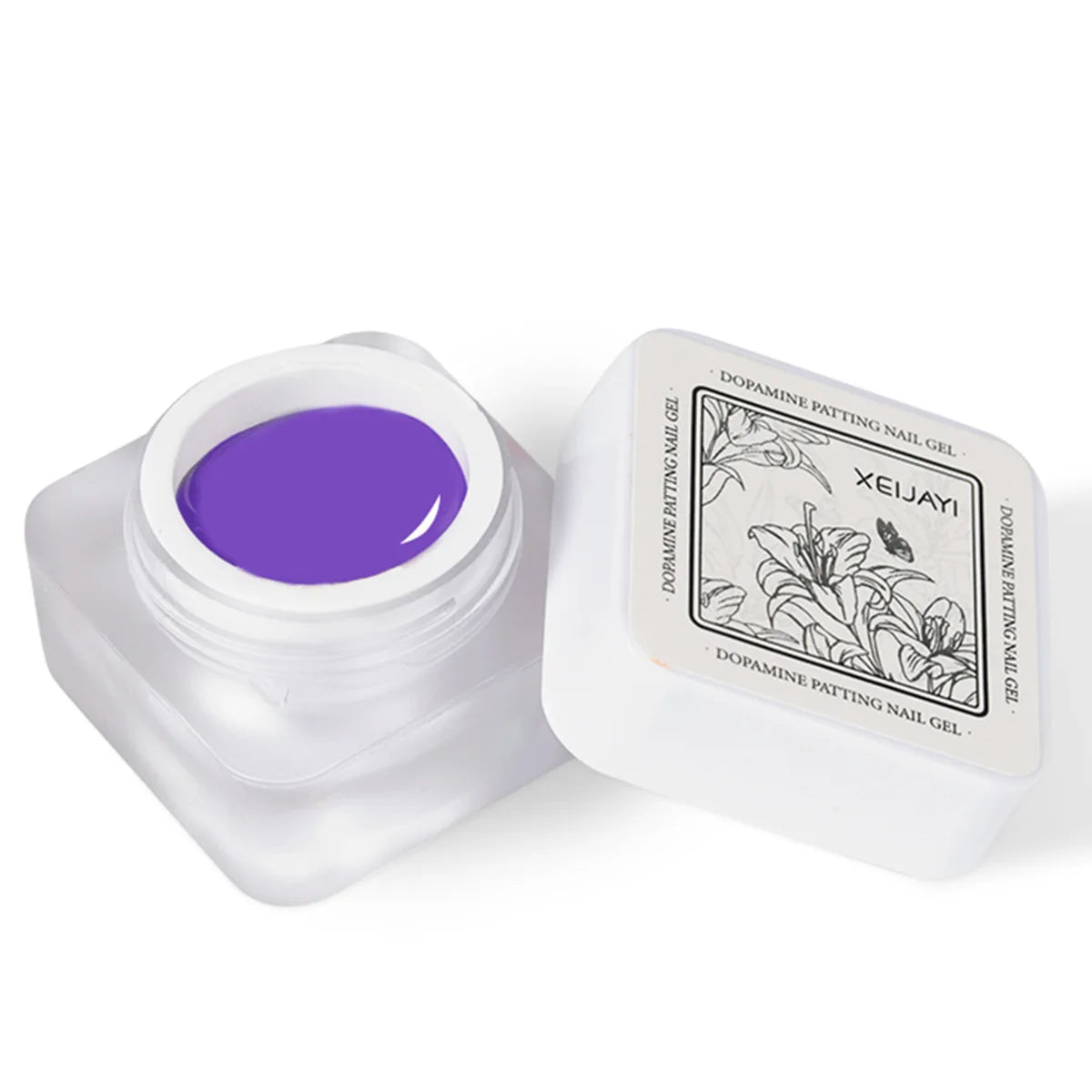 XEIJAYI Painting Gel Durable Patting Gel Nail Polish Creamy Texture Color Painting Glue Soak Off Solid Manicure Consumables