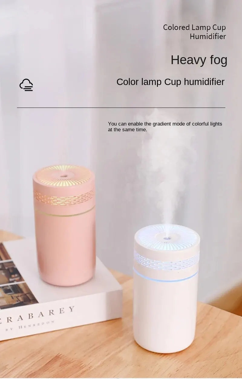 Car Humidifier Mini Seven-Color Aroma Humidifier Car Air Purifier Small Atomizer Household Bedroom Water Supply