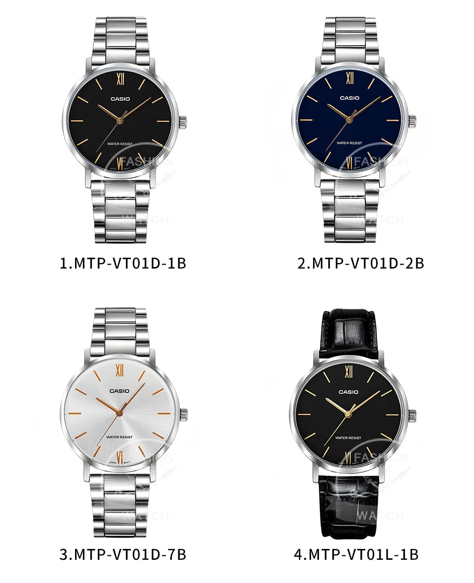 Casio watch for men simple fashionable Waterproof Quartz Watch reloj casio hombre free shipping MTP-VT01 series