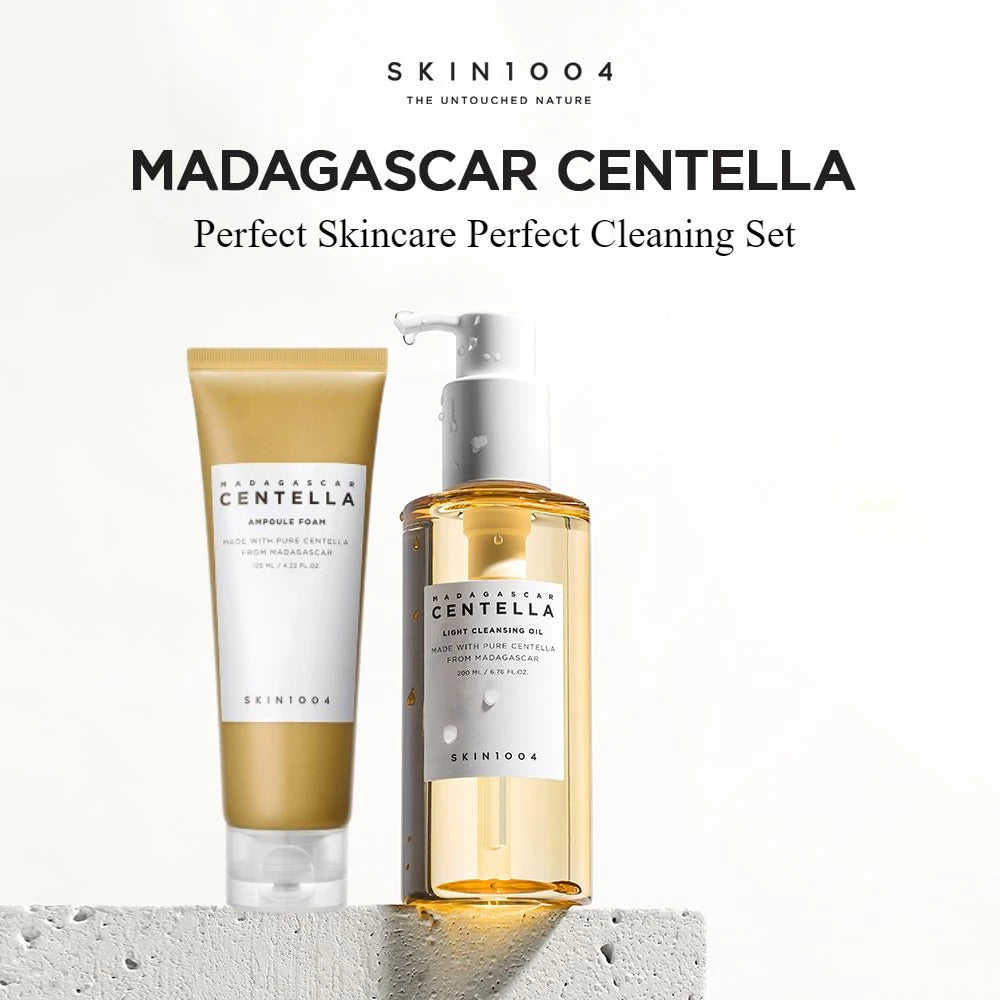 Korean Skin Care Centella Ampoule Face Wash Foam Cleanser Facial Pore Control Makeup Gentle Cleansing Oil Original Skincare Set