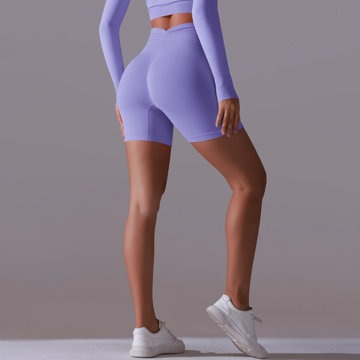 Women Yoga Shorts High Waist Workout Shorts Fitness Yoga Lift Butt Fitness Ladies Yoga Gym Running Short Pants Sportswear