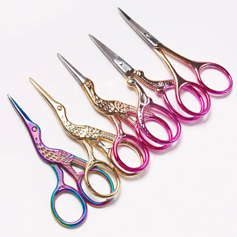Eyebrow Scissor Makeup Eyelash Trimmer Nose Facial Hair Remover Multifunctional Scissors Stainless Steel Nail Cuticle Tools