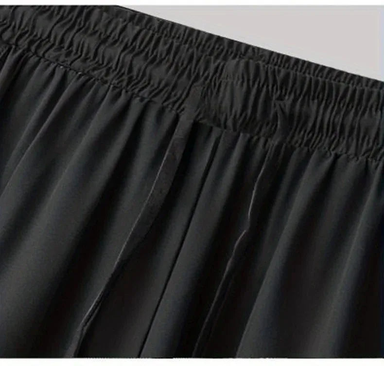 Men's Aloe Pants Athletic Shorts Two-Layer Swim Trunks: Quick-Drying, Stylish & Comfortably Fit for Beach, Pool & Hot Spring
