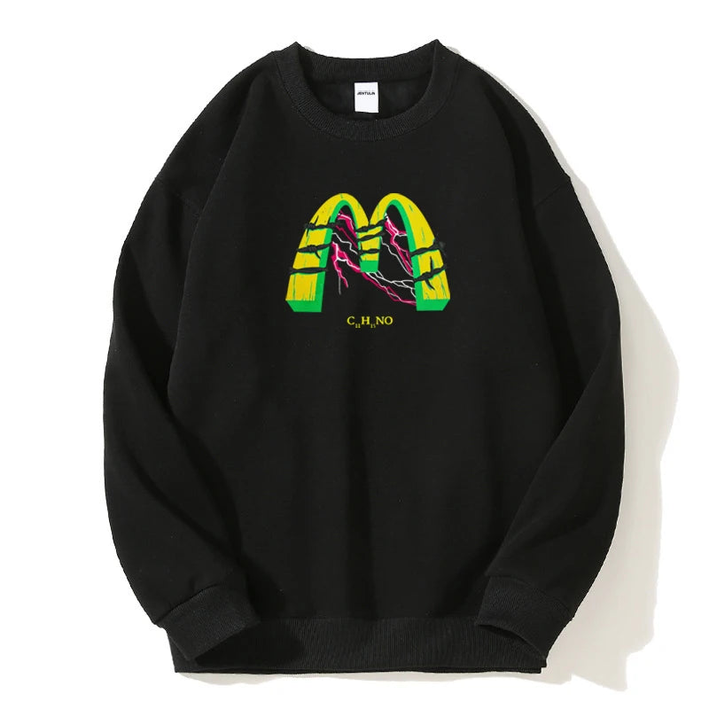 Fashion Pullover Men's Hoodies Vintage Graphic Hip Hop Graphic Goth Hooded Sweatshirt Oversized Women Clothes Y2k Aesthetic Tops
