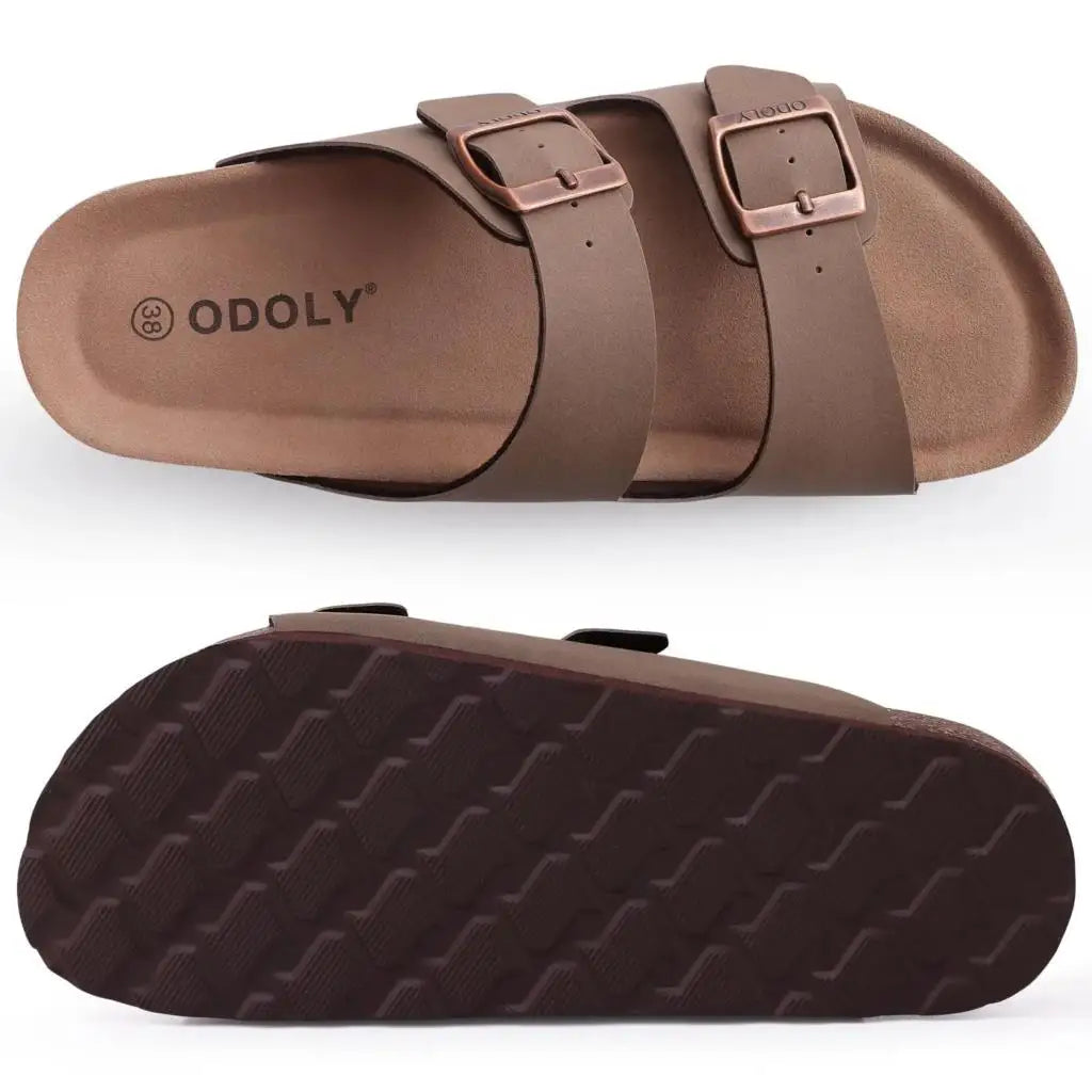 Litfun Fashion Clogs Sandals For Men Woen Summer Cork Footbed Outdoor Beach Slippers Orthopetic Mules Sandal With Arch Support