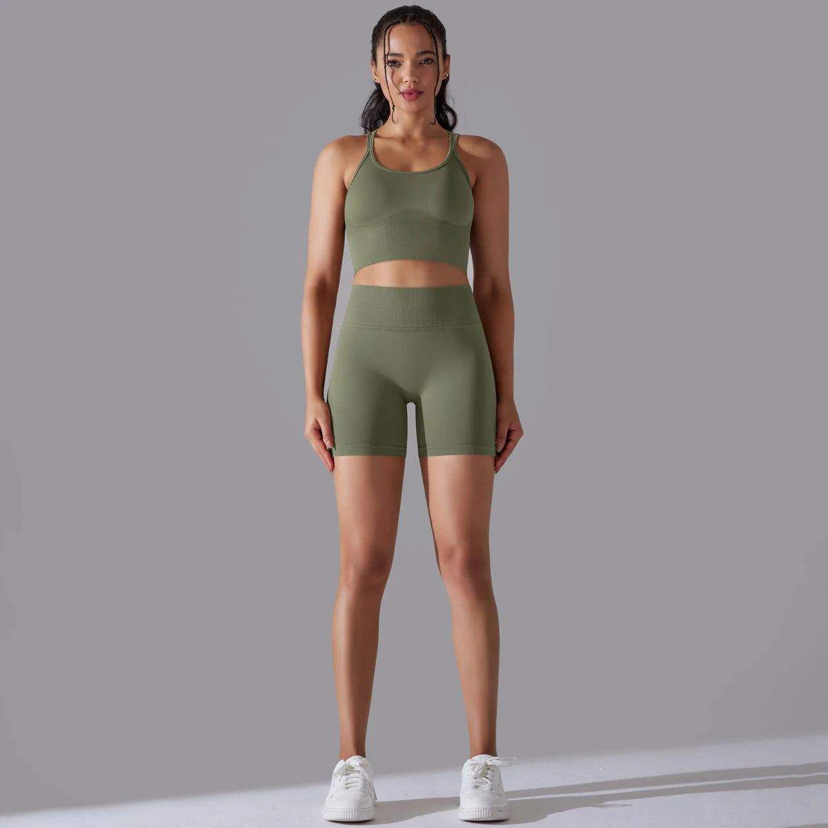 Sexy Yoga Sets Women's Tracksuit Seamless Sport Suit Running Workout Sportswear Gym Clothing Leggings Bra Fitness Suits 2 Pieces