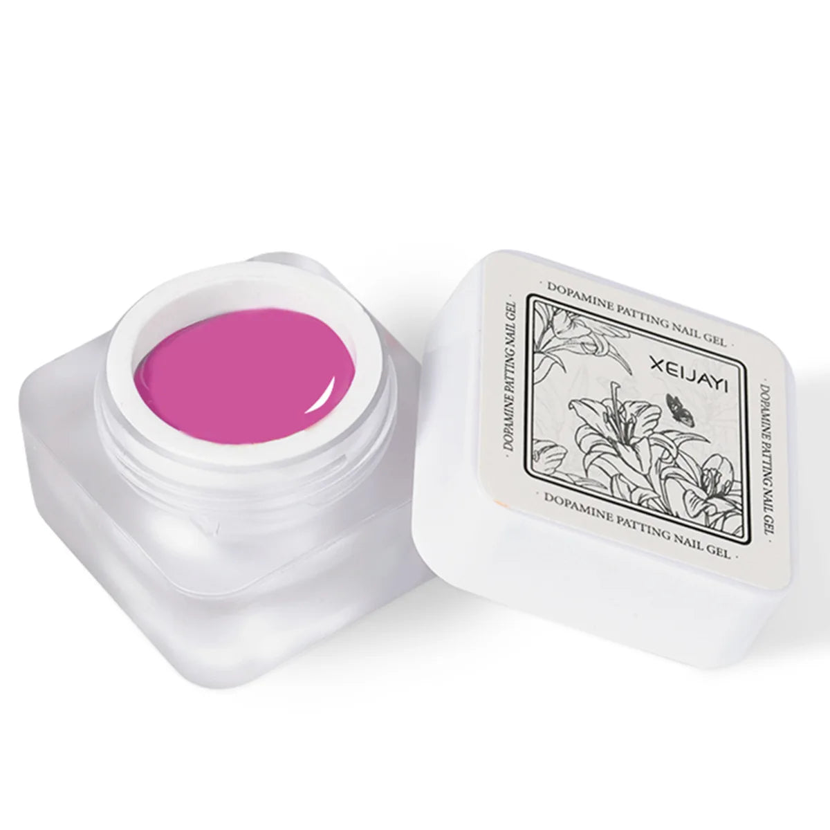 XEIJAYI Painting Gel Durable Patting Gel Nail Polish Creamy Texture Color Painting Glue Soak Off Solid Manicure Consumables