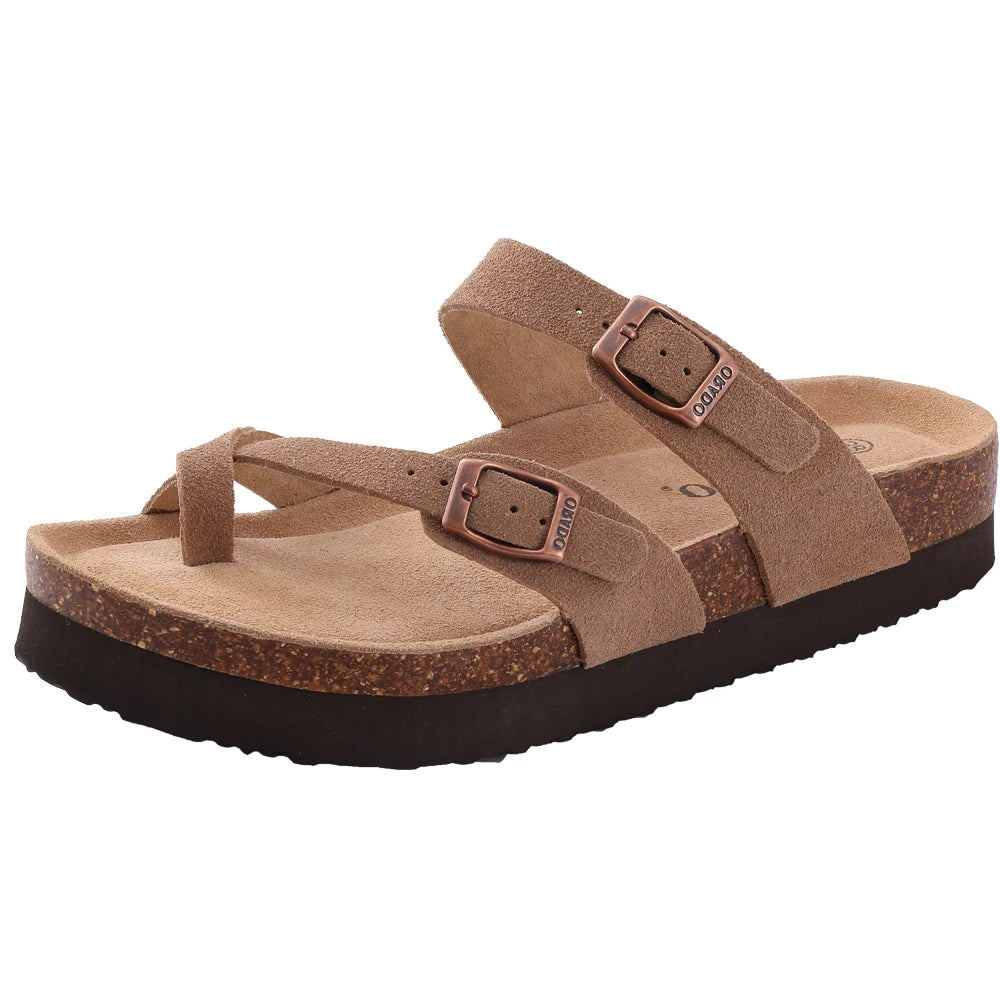 Litfun Fashion Clogs Sandals For Men Woen Summer Cork Footbed Outdoor Beach Slippers Orthopetic Mules Sandal With Arch Support