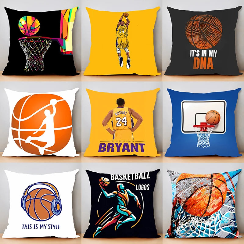 New Pillow basketball Slips Pillow Covers Bedding Comfortable Cushion Good For Sofa Home Car High Quality Pillow Cases boy gift