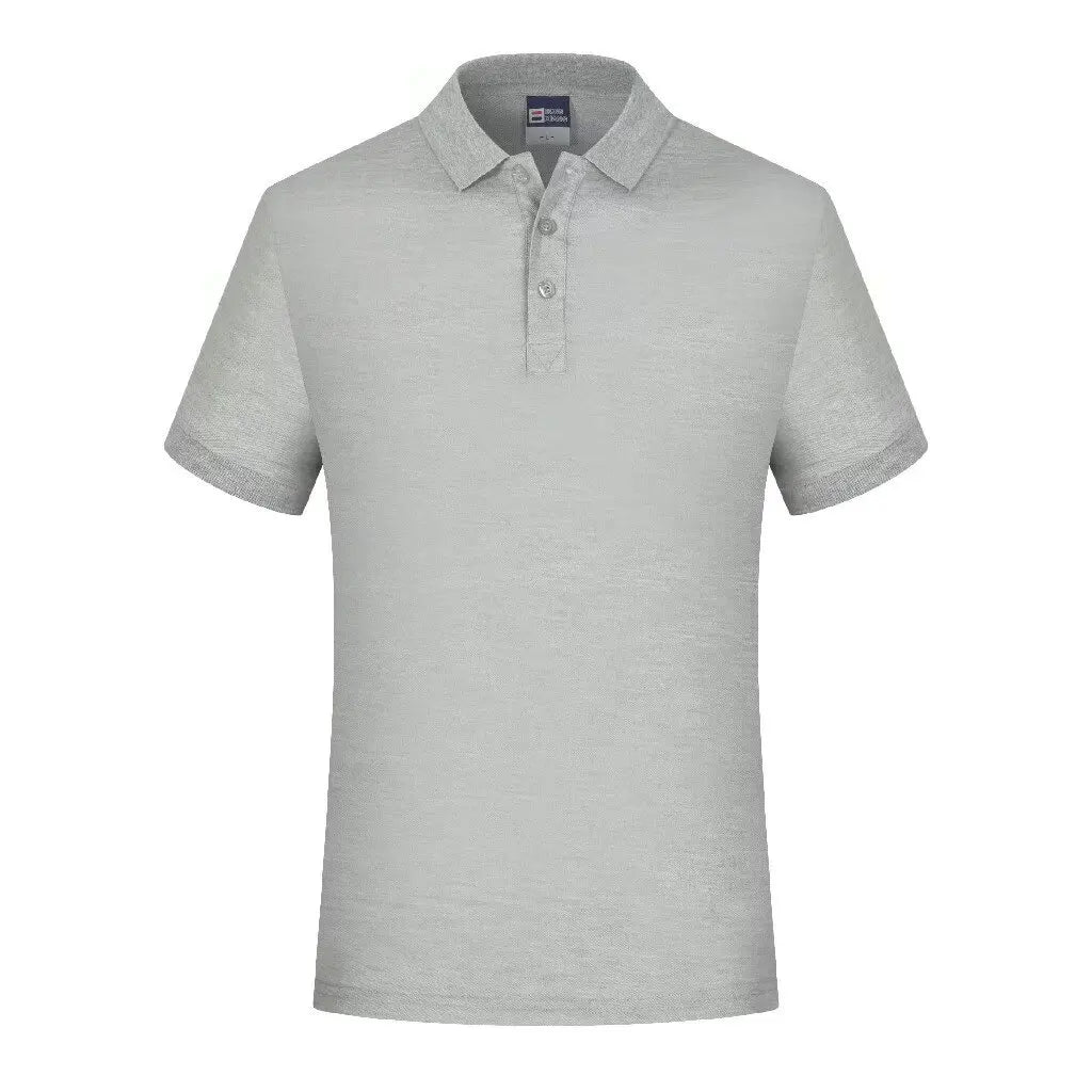 Men's shirt customization/design logo short sleeved polo shirt DIY logo top casual work advertising team/commemorative polo