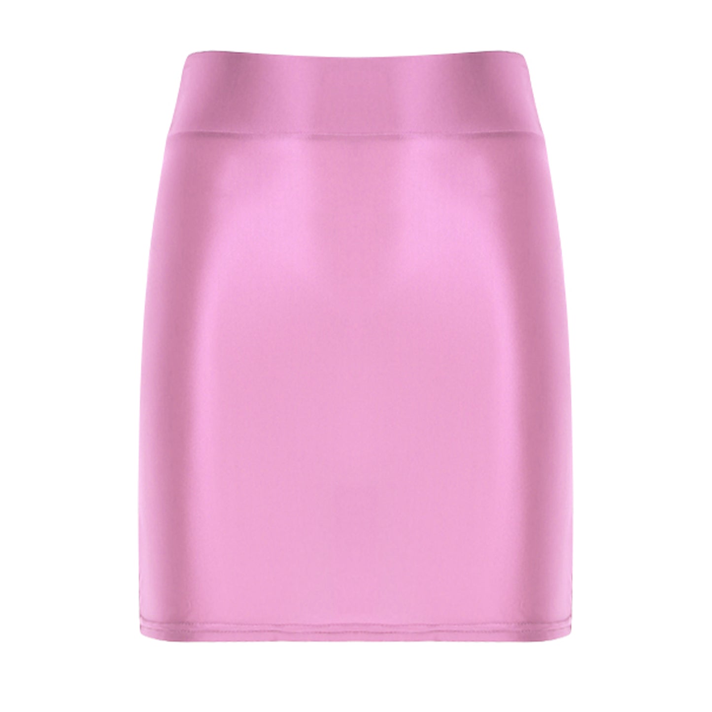 Womens Glossy Mini Skirts Solid Color Shiny Low Rise Elastic Waistband Pool Party Nightclub Ruffled Skirt Bikini Cover Ups