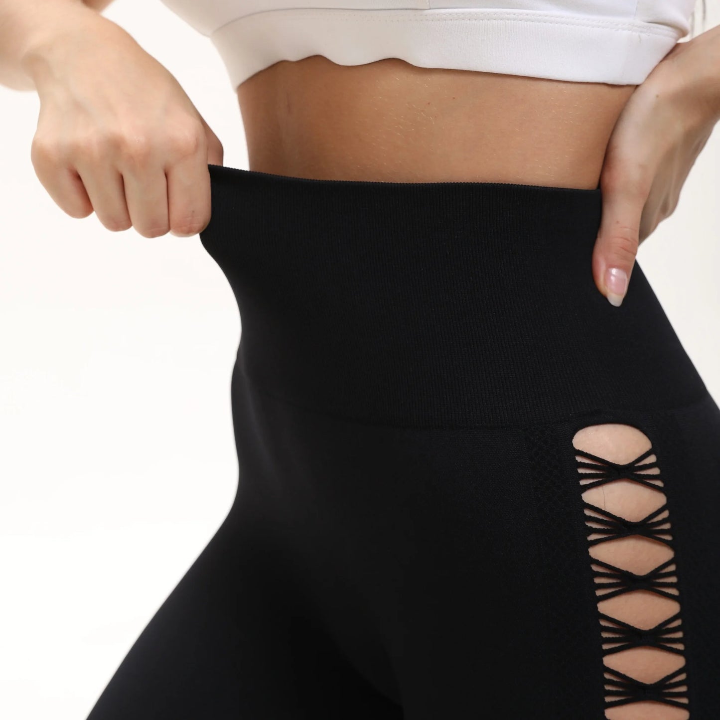 Cycling Sport Leggings Side mesh design yoga Pants Butt Lifting Tie dye Tights High Waist no awkward lines Slim Fitness pants