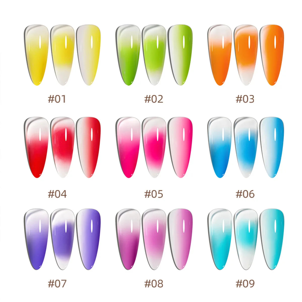 XEIJAYI Painting Gel Durable Patting Gel Nail Polish Creamy Texture Color Painting Glue Soak Off Solid Manicure Consumables