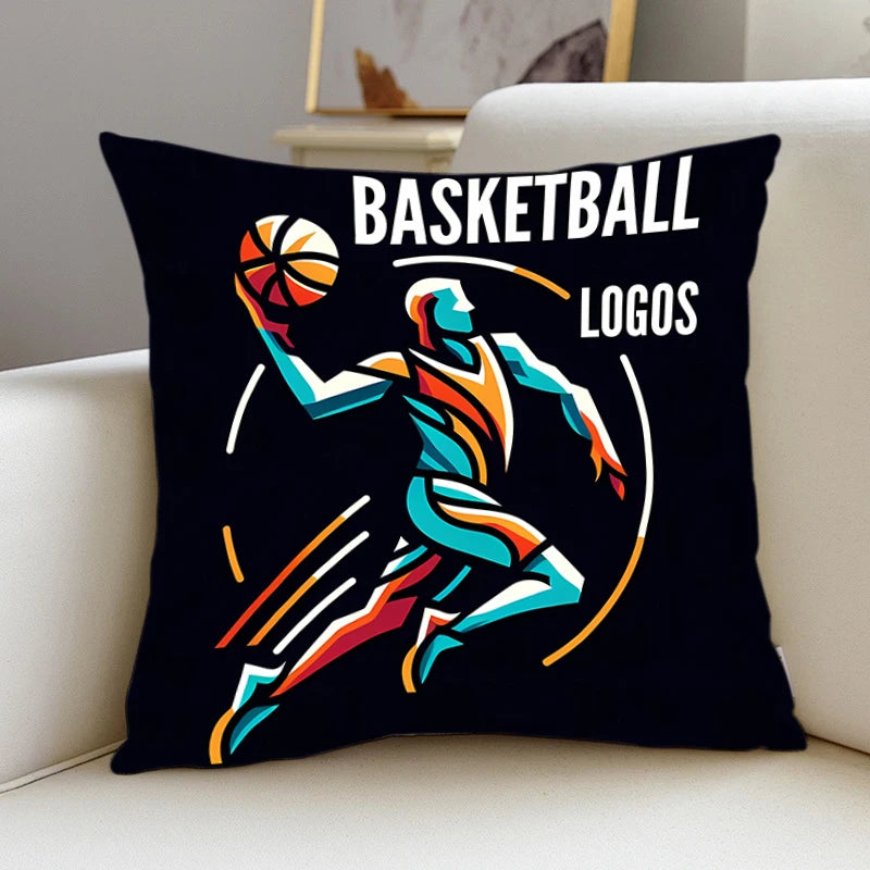 New Pillow basketball Slips Pillow Covers Bedding Comfortable Cushion Good For Sofa Home Car High Quality Pillow Cases boy gift
