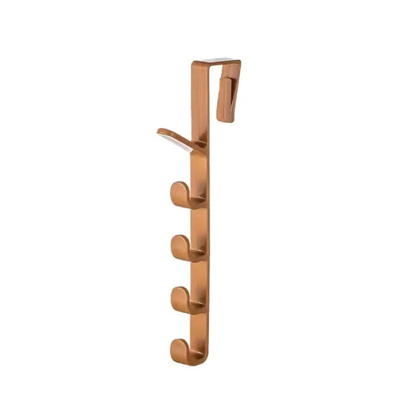 Bedroom Door Hanger Clothes Hanging Rack Over The Door Plastic Home Storage Organization Hooks Purse Holder for Bags Rails