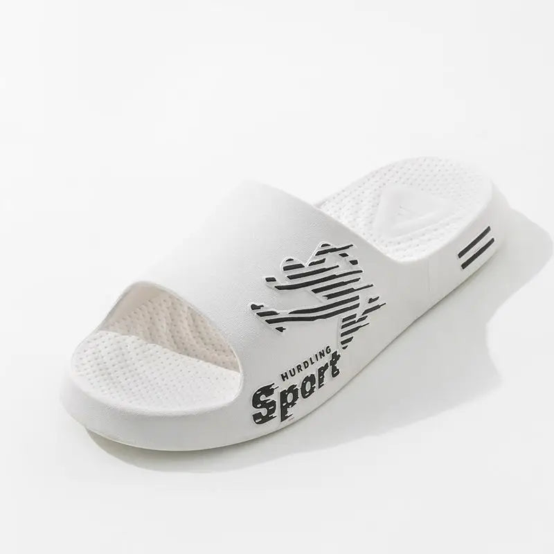New Trend Men's Slippers Home indoor anti slip soft sole pvc slippers Summer sports style Outdoor Casual Beach Flip Flops Sandal