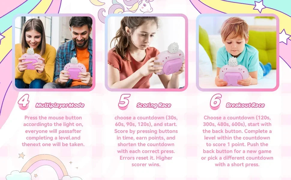 999 Level Electronic Pop Quick Push Bubbles Game Machine Kids Cartoon Fun Squeezing Toys Anti Stress Sensory Bubble Toy Gifts