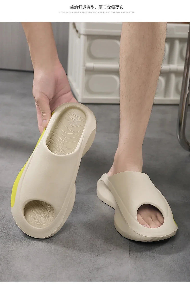 Adult Men's Sandal Genuine Mens Slipper Original Brands Shoes for Events Eva Sole Slippers House Slippers Man Summer Shoes Sale