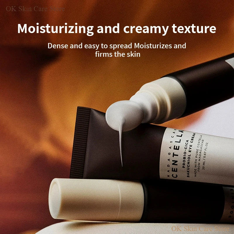Korean Centella Probio-Cica Essence Toner Ampoule Facial Serum Face Cream and Bakuchiol Eye Cream Skincare Original Products Set