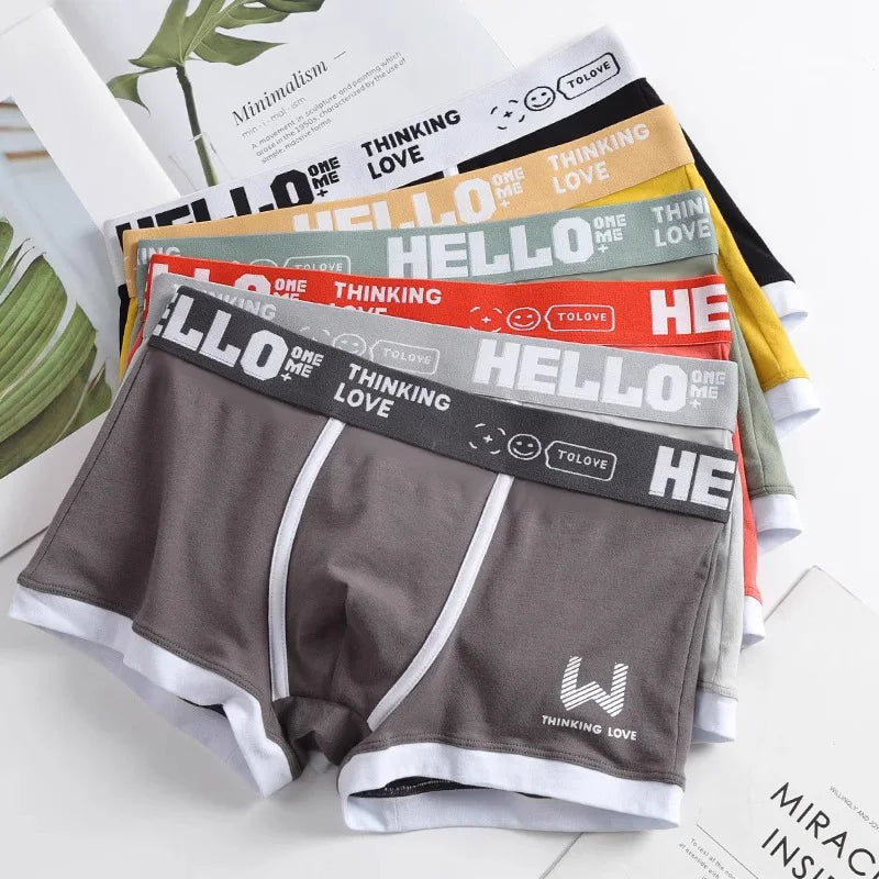 Men Panties Cotton BoxerShorts Man Underwear Mens Boxers Breathable U Convex Male Underpants Sexy Plus Size cuecas calzoncillos
