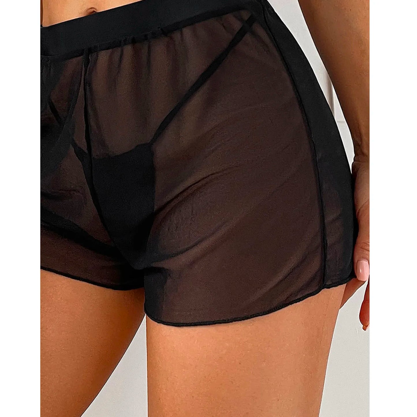 Swimming Tights Shorts Wraps Ups Pants Beach Up Women For Swimwear Cover Cover Mesh Ruffle Bikini Cover Men Bathing Suit Trunks