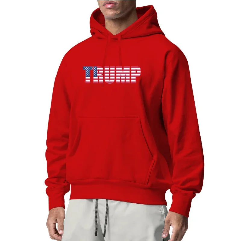 Trump 2024 Theme Hoody Hooded Shirt Sweatshirts for Men Men's Hoodies New & Graphic Essentials Hoodie Sweatshirt