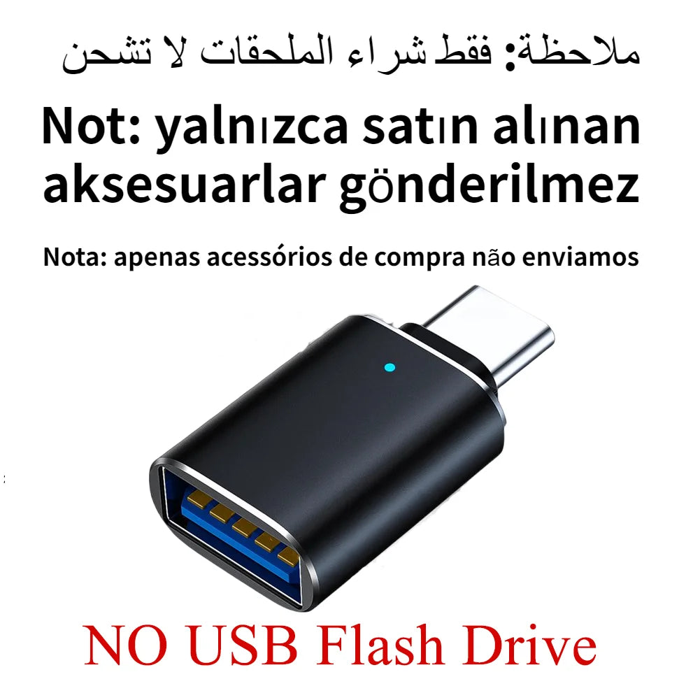 Lenovo 16TB USB 3.0 Flash Drive U Disk Type-C Interface High Speed Transfer 8TB 4TB Large Capacity Metal Pendrive Memoria Stick