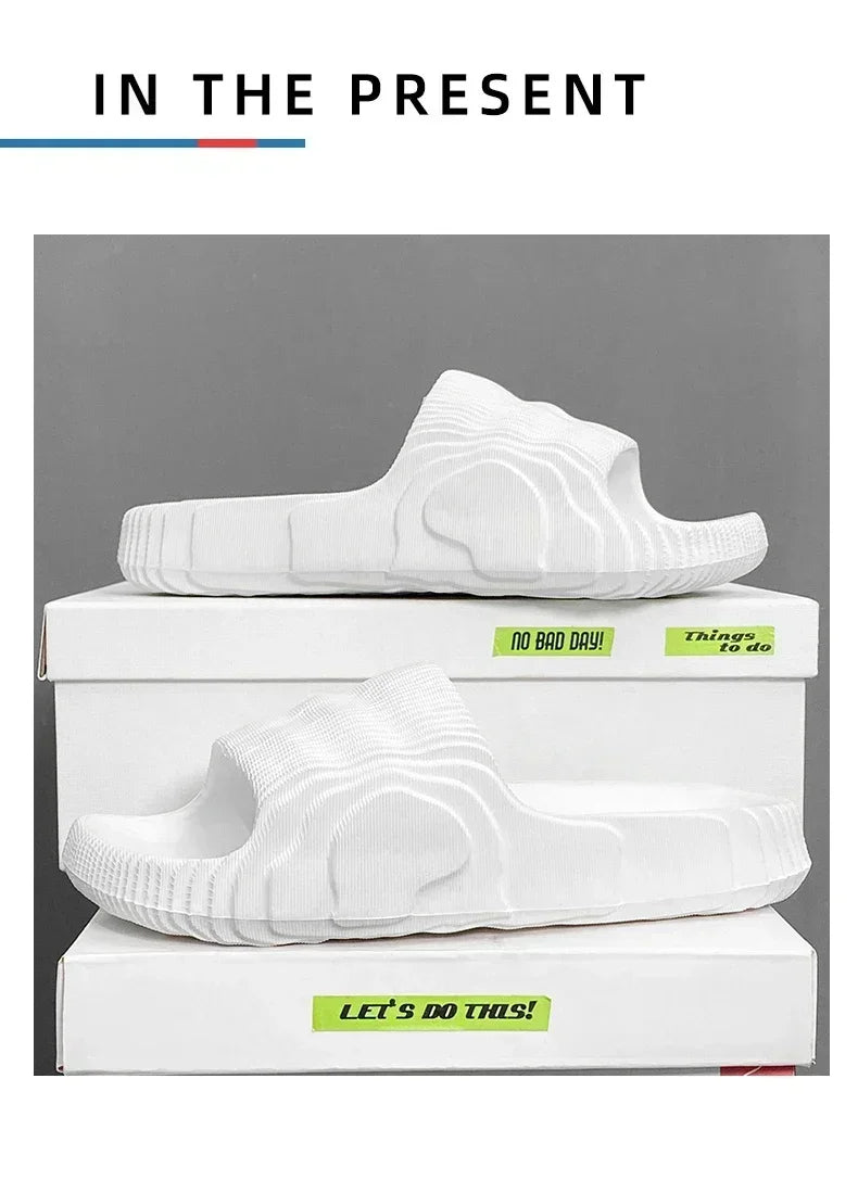 Luxury Man Sandal for Men Brand Men's Shoes 2025 White Sandals Flat Sandals Mens Soft Sandles Summer Shoes Sale Slippers Slipers